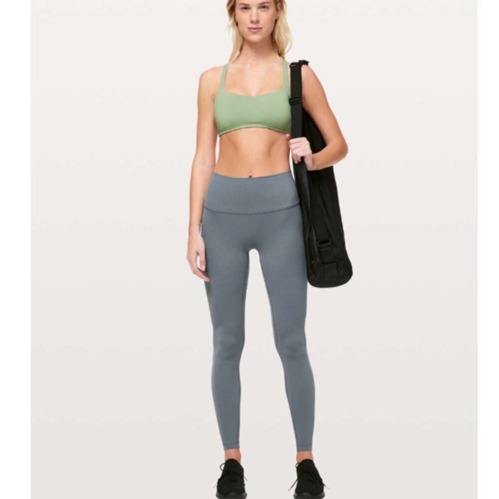 Lululemon Align Workout Yoga Pants High-Rise 28" Inseam Sage Green Women Size 4
